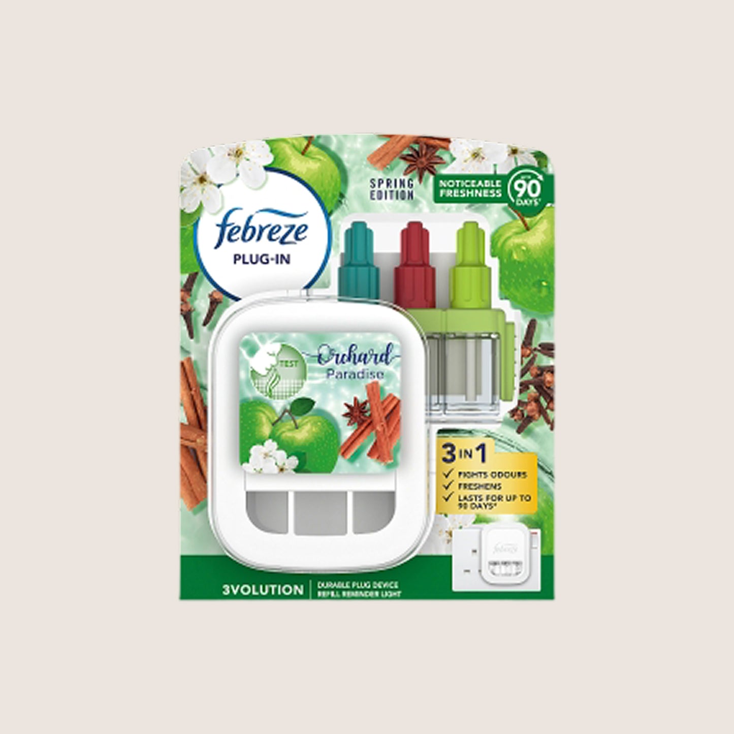 Febreze 3Vol Air Freshener Plug-In Starter Kit Orchard Paradise 20ML