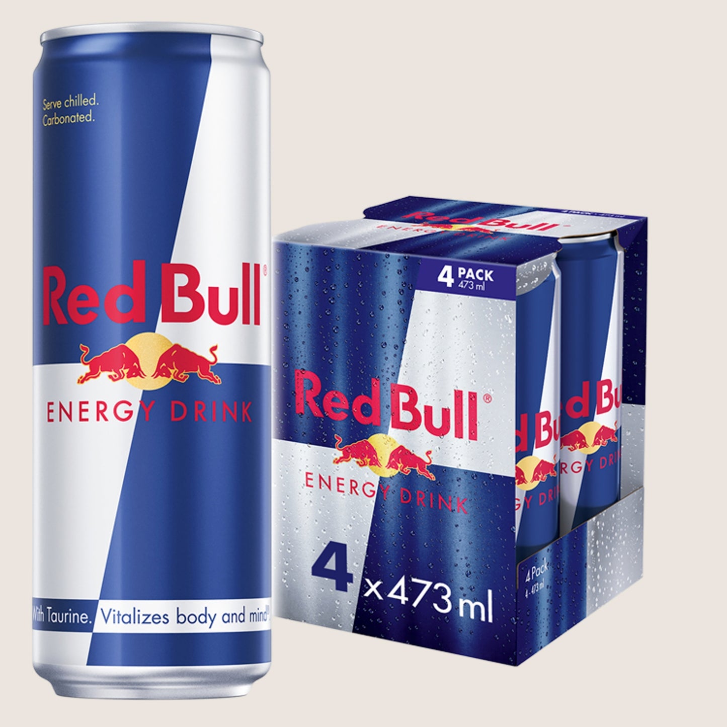 Red Bull Energy Drink Refreshing 4 Pack 473ml