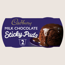 Cadbury Milk Chocolate Sponge Pudding Cake Desserts Pots No Artificial Additives 2x95g