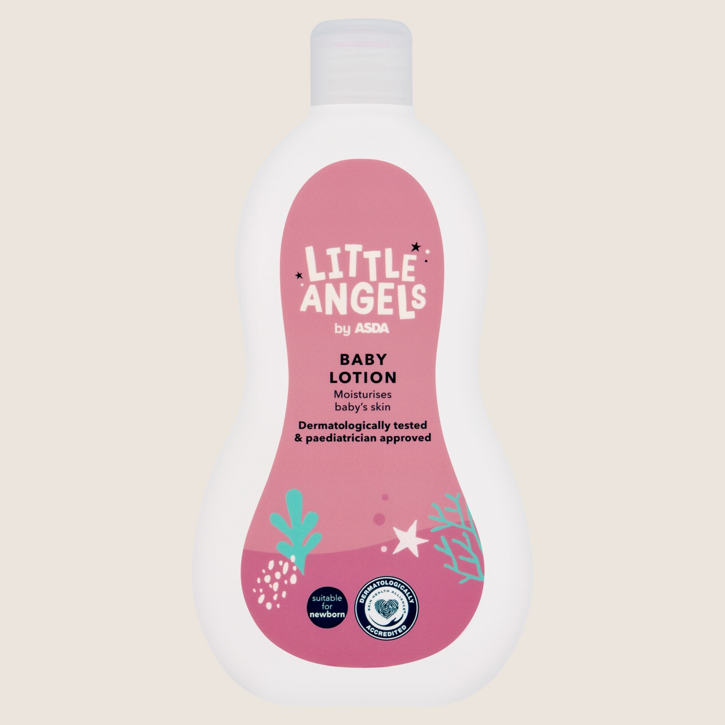 LITTLE ANGELS by ASDA Baby Lotion Suitable from Birth 500ml