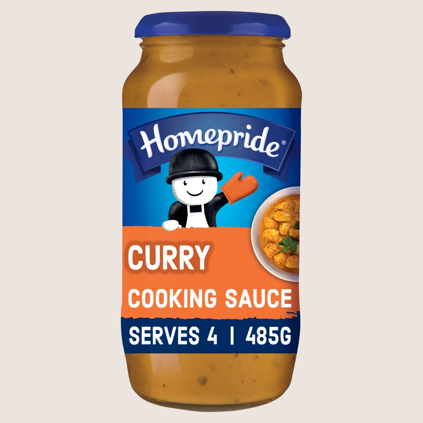 Homepride Curry Cooking Sauce No Added Sugar 485g