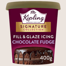 Mr Kipling Signature Baking Belgian Chocolate Fudge Fill & Glaze Cake Icing Premium Quality 400g