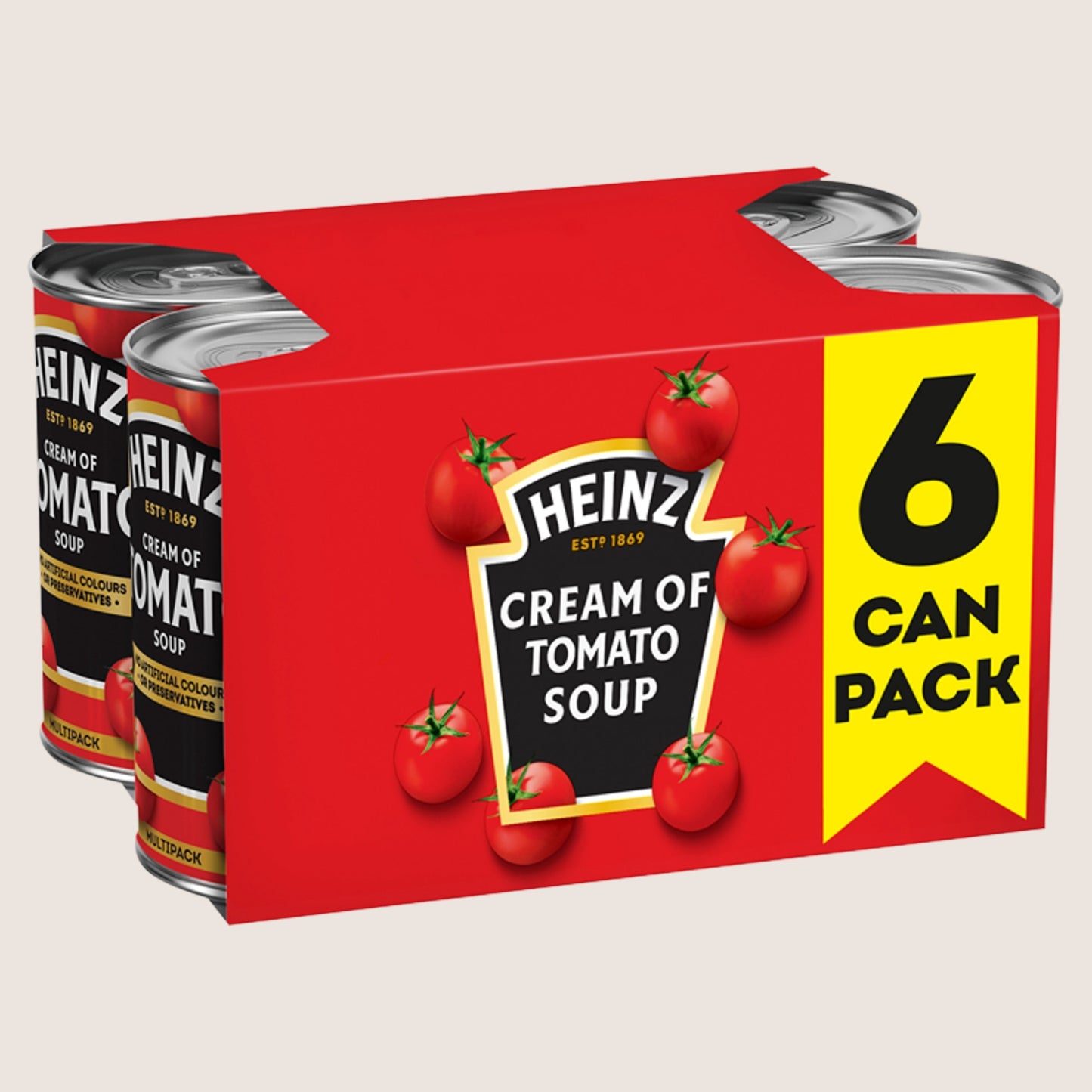 Heinz Cream of Tomato Soup No Artificial Additives 6 x 400g