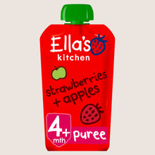 Ella's Kitchen Organic Strawberries and Apples Baby Pouch 4+ Months 120g