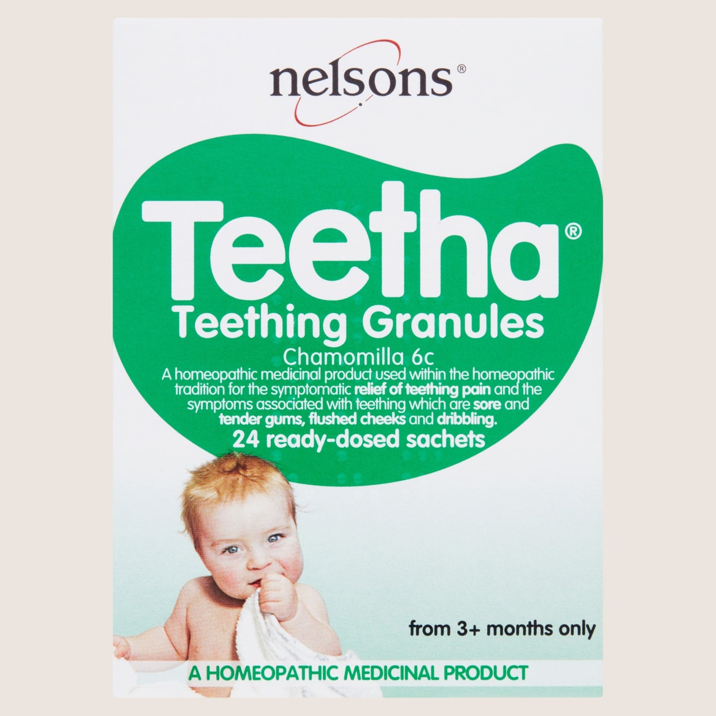 Nelsons Teetha Teething Granules 24 Sachets