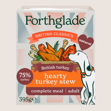 Forthglade Hearty Turkey Stew Complete Grain Free Meal for Adult Dogs 395g