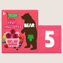 BEAR Fruit Treasures Berry 3+ years Gentle Formula 5x20g