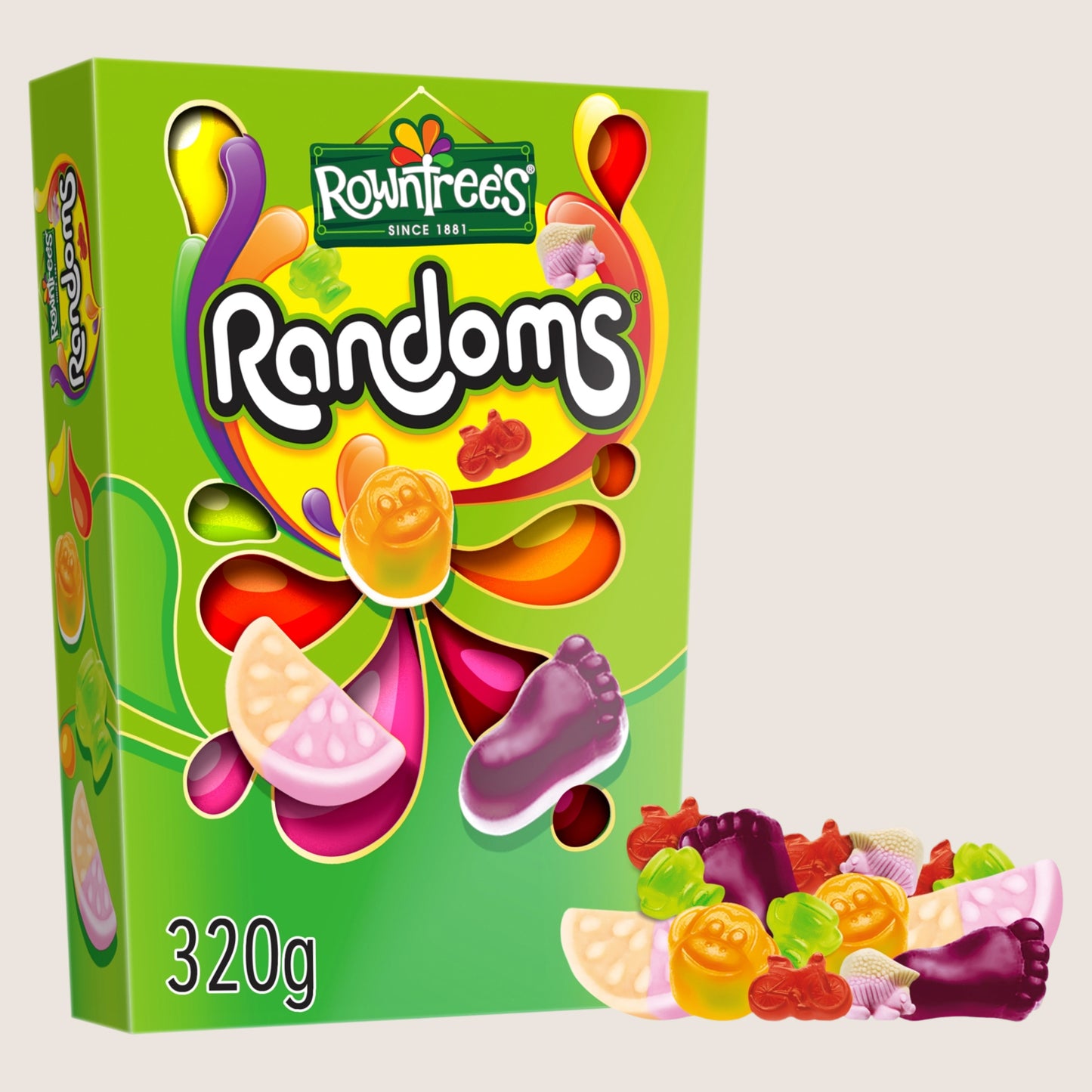 Rowntree's Randoms Sweets Carton 320g