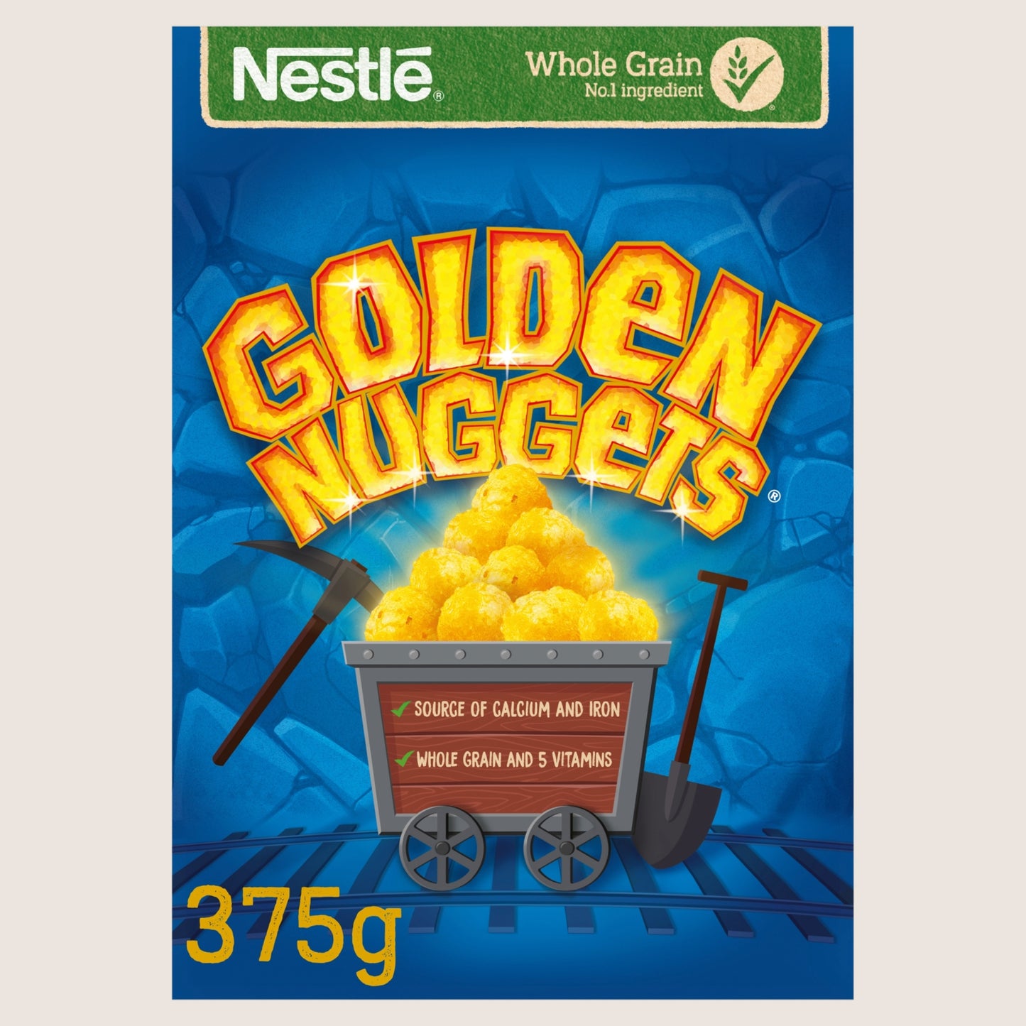Nestlé Golden Nuggets Breakfast Cereal Vitamin Fortified 375g