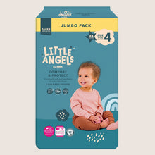LITTLE ANGELS by ASDA Comfort & Protect size 4 9- Jumbo Pack Size 4 84 Nappie 14kg