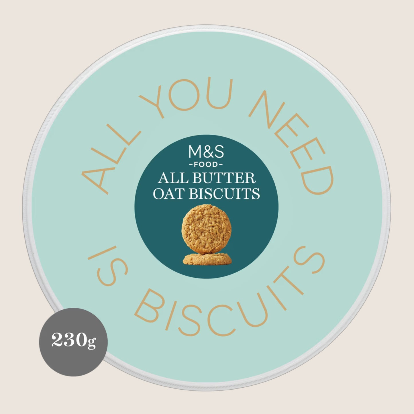 M&S All Butter Oat Biscuit All Butter Recipe 230 g