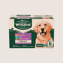 Winalot Classics Mixed in Jelly with Cod Wet Dog Food Complete Nutrition 6x400g