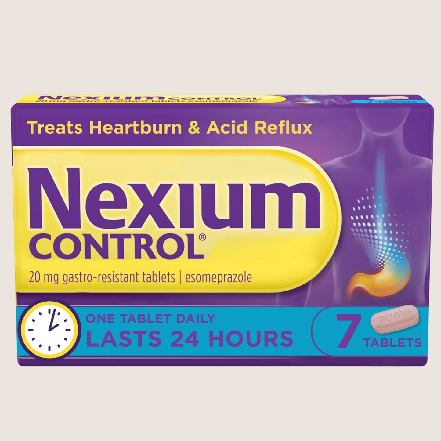 Nexium Control Control Heartburn & Indigestion Tablets, 7