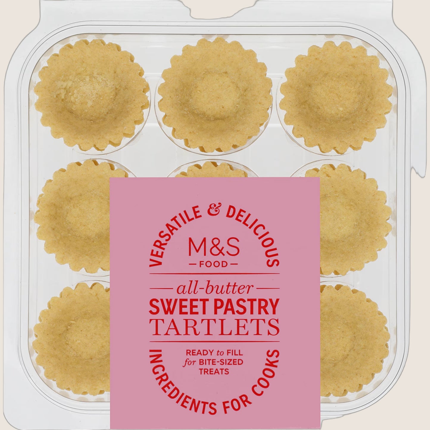 M&S 18 All Butter Sweet Pastry Tartlets All Butter Recipe 90 g