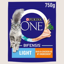 Purina ONE Light Chicken Dry Cat Food Light 750g