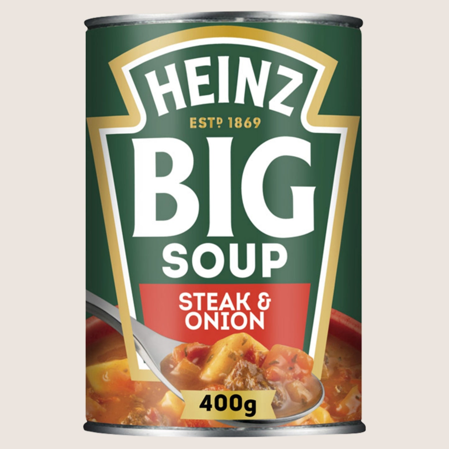 Heinz Steak and Onion Big Soup Low Fat 400g
