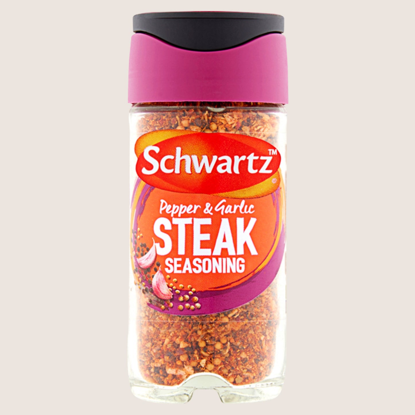 Schwartz Pepper & Garlic Steak Seasoning No Artificial Additives 46g