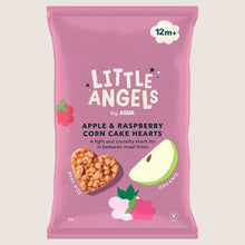 ASDA Little Angels Apple & Raspberry Corn Cake Hearts 12m+ Gentle Formula 30g
