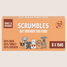 Scrumbles Gut Friendly Wet Dog Food Grain Free 6 x 150g