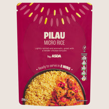 ASDA Pilau Micro Rice No Artificial Additives 250g