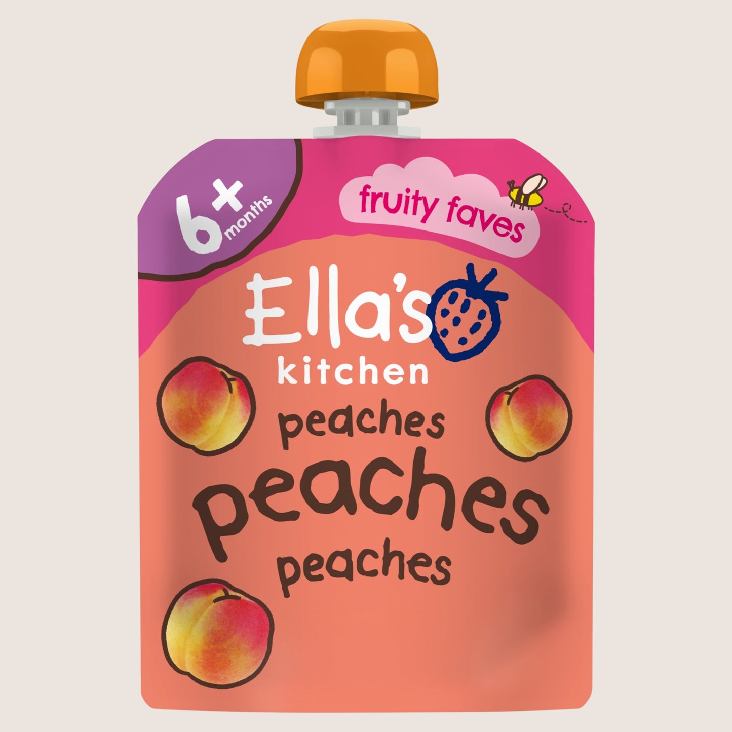 Ella's Kitchen Peaches 4+ Months 4 Months Plus 70g