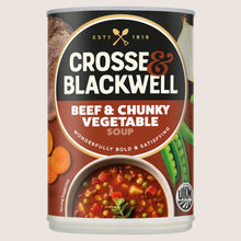 Crosse & Blackwell Beef & Chunky Vegetable Soup No Artificial Additives 400g