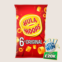 Hula Hoops Original Crisps No Artificial Additives 6 Pack
