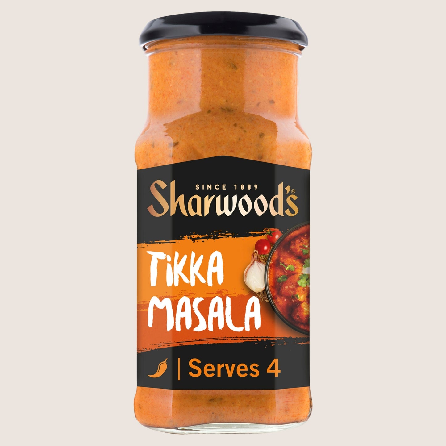 Sharwood's Indian Tikka Masala Curry Cooking Sauce No Artificial Additives 420g