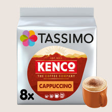 Tassimo Kenco Cappuccino Coffee Pods x8 No Artificial Additives