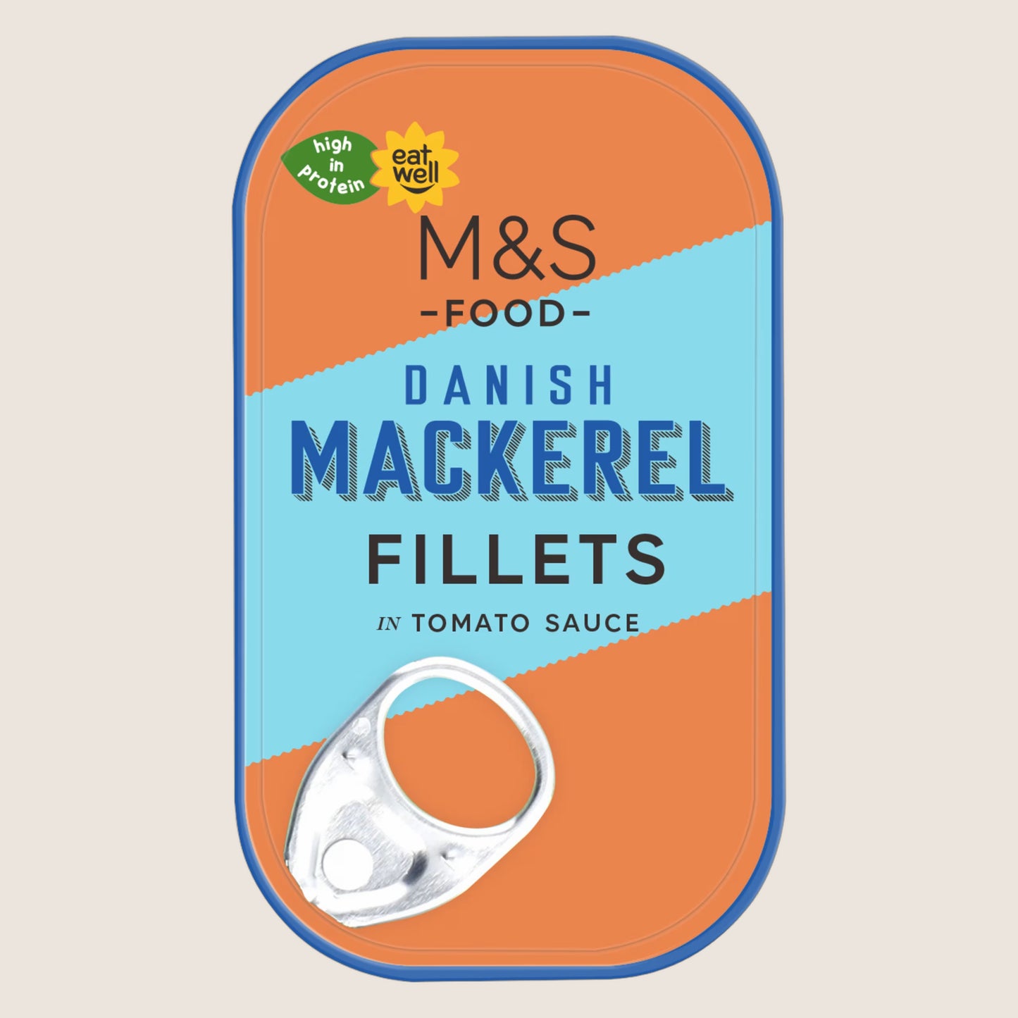 M&S Danish Mackerel Fillets In Tomato Sauce 125 g