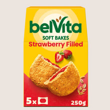 Belvita Belvita Soft Bakes Strawberry Filled Cereal Snack Bars Multipack  Wholegrain 250g