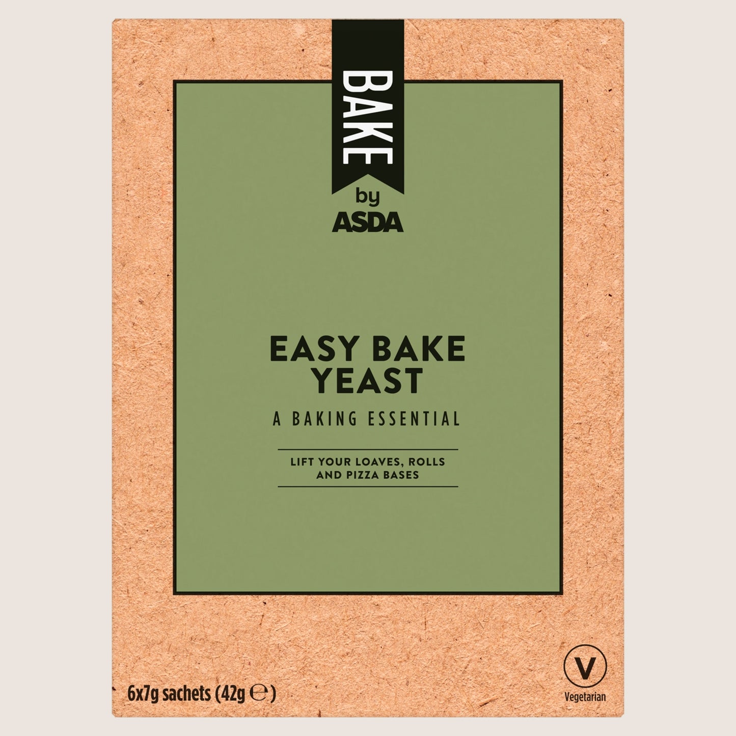 BAKE by ASDA Easy Yeast Premium Quality 6 x 7g