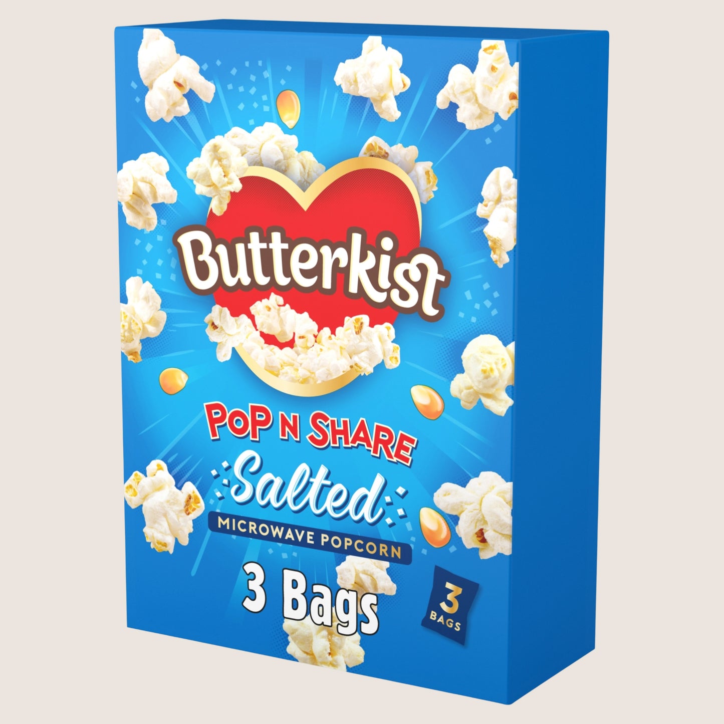 Butterkist Salted Microwave Popcorn Gluten Free 3x60g
