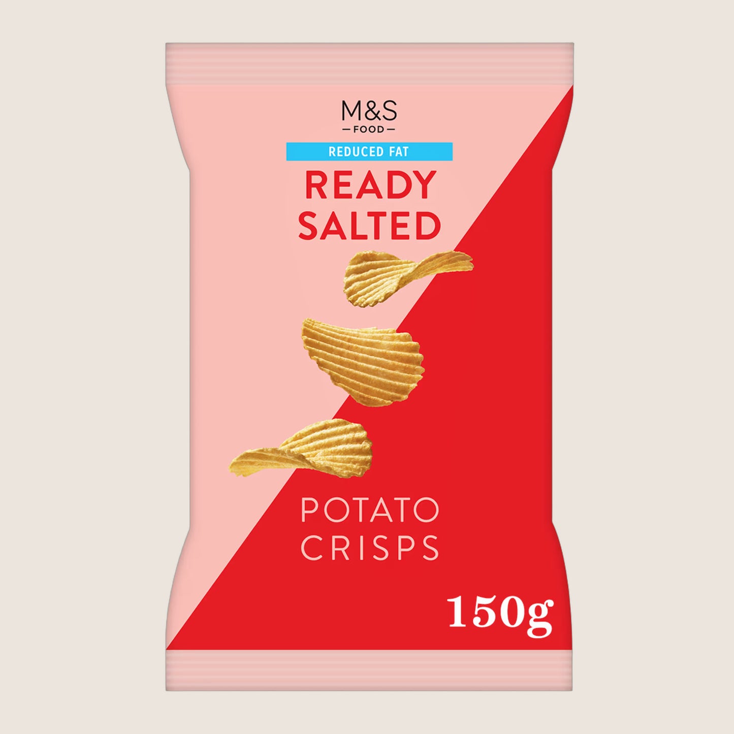 M&S Reduced Fat Full On Flavour Ready Salted Crisps 150 g