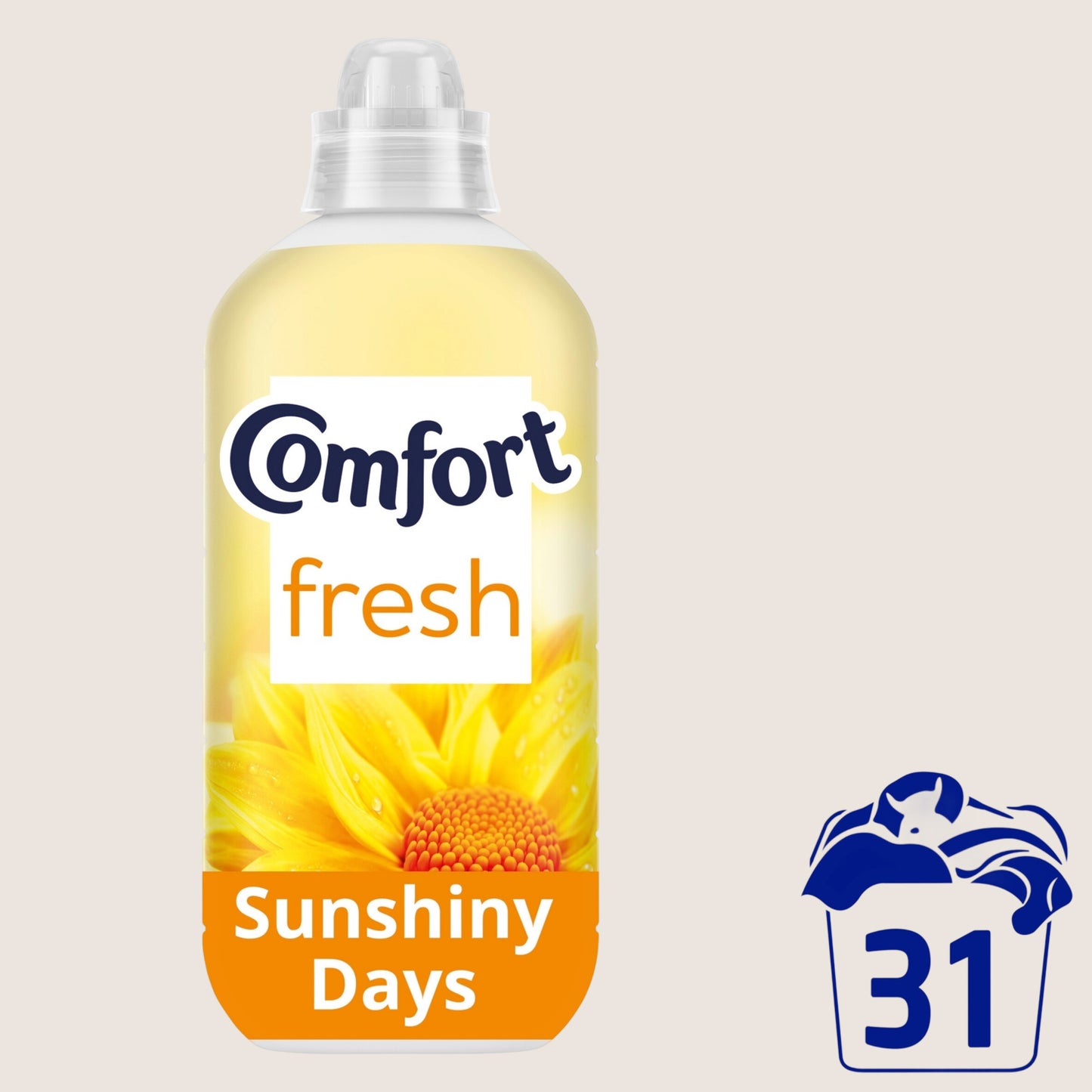 Comfort Fresh Sunshiny Days Fabric Conditioner () 31 Washes 930 ml