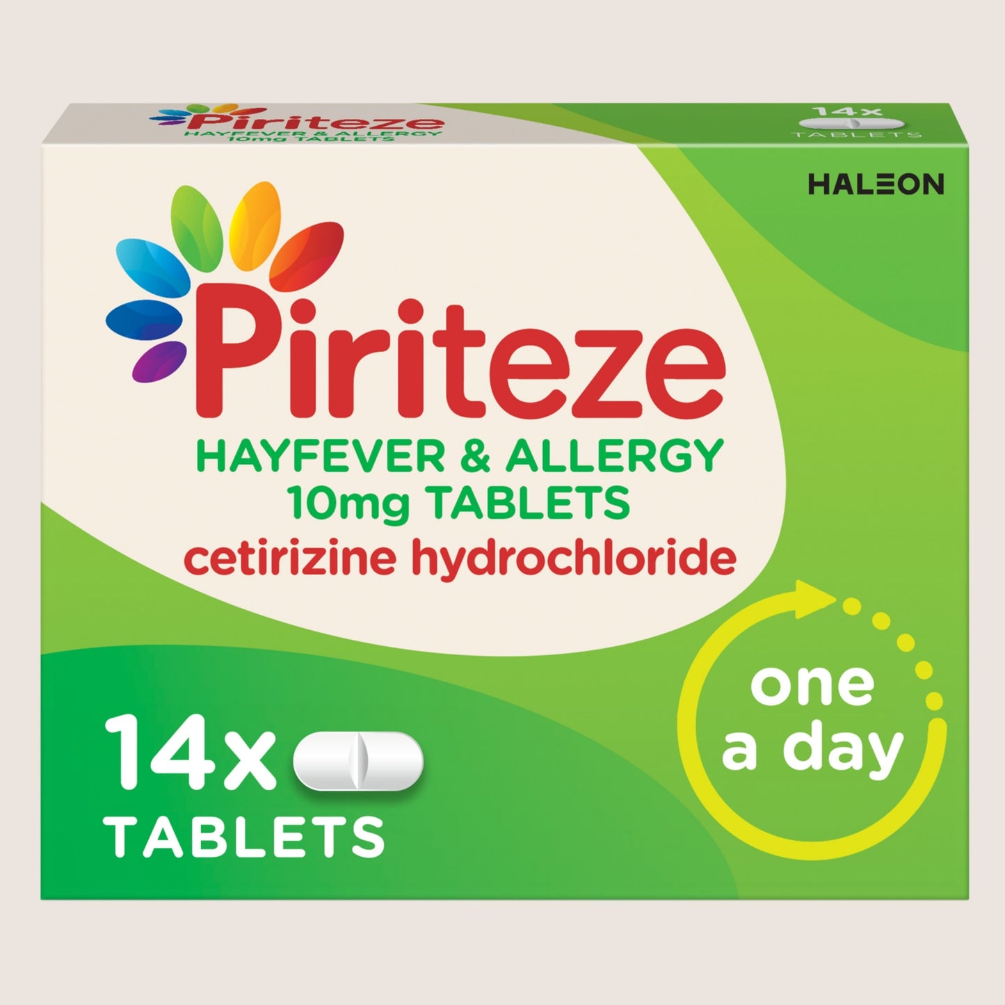 Piriteze Hayfever & Allergy Antihistamine Tablets 14s