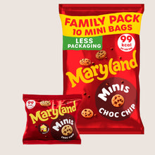 Maryland Cookies Minis Chocolate Chip 10 Multipacks Chocolate