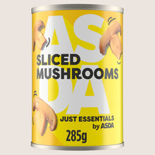 JUST ESSENTIALS by ASDA Just Essentials Sliced Mushrooms Cupboard Essential 285g