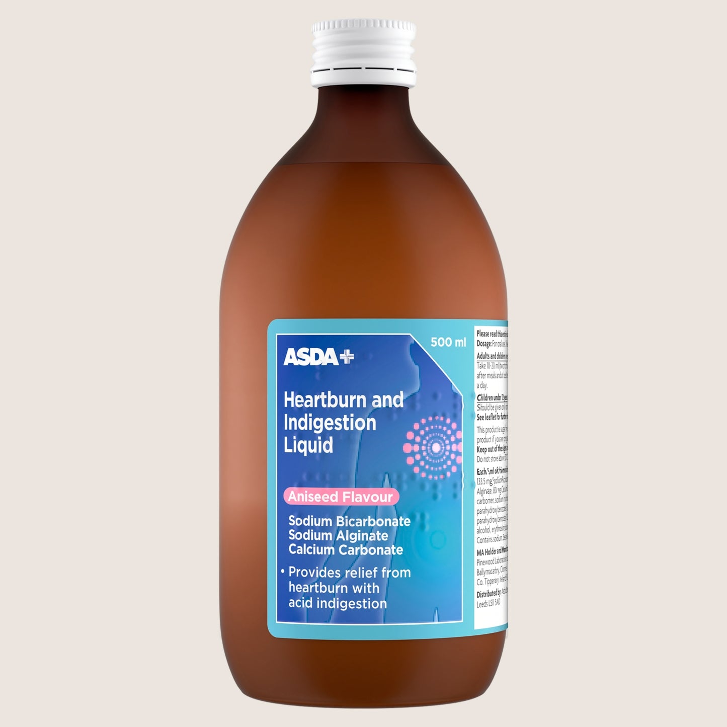 ASDA Heartburn and Indigestion Liquid Aniseed Flavoured