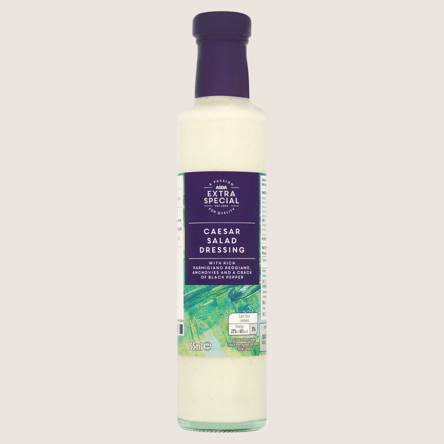 ASDA Extra Special Caesar Salad Dressing No Artificial Additives 255ml