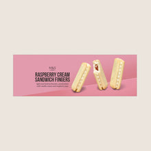M&S Raspberry Cream Sandwich Fingers 348 g