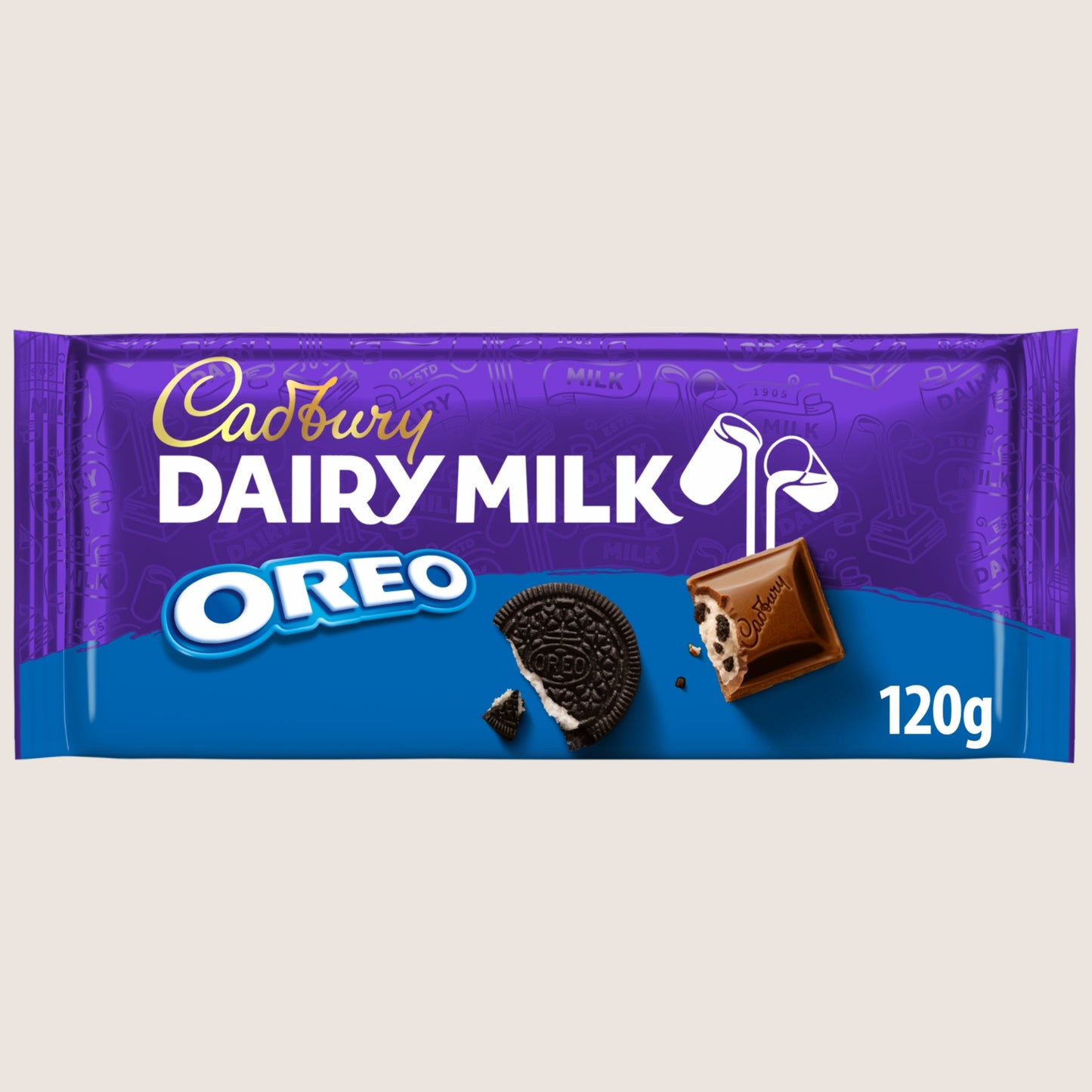 Cadbury Dairy Milk Oreo Chocolate Bar 120g