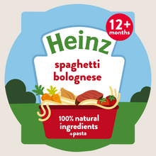 Heinz Spaghetti Bolognese Baby Food Tray 12+ Months No Artificial Additives 200g