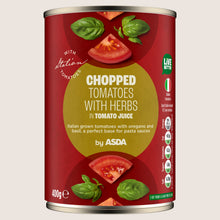 ASDA Chopped Tomatoes with Herbs Sun Ripened Tomatoes 400g