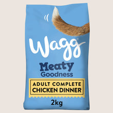 Wagg Meaty Goodness Adult Complete Chicken Dinner Dry Dog Food Complete Nutrition 2kg