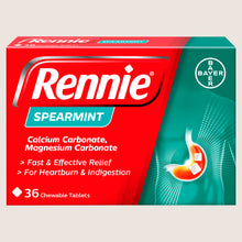 Rennie Spearmint 36 Chewable Tablets