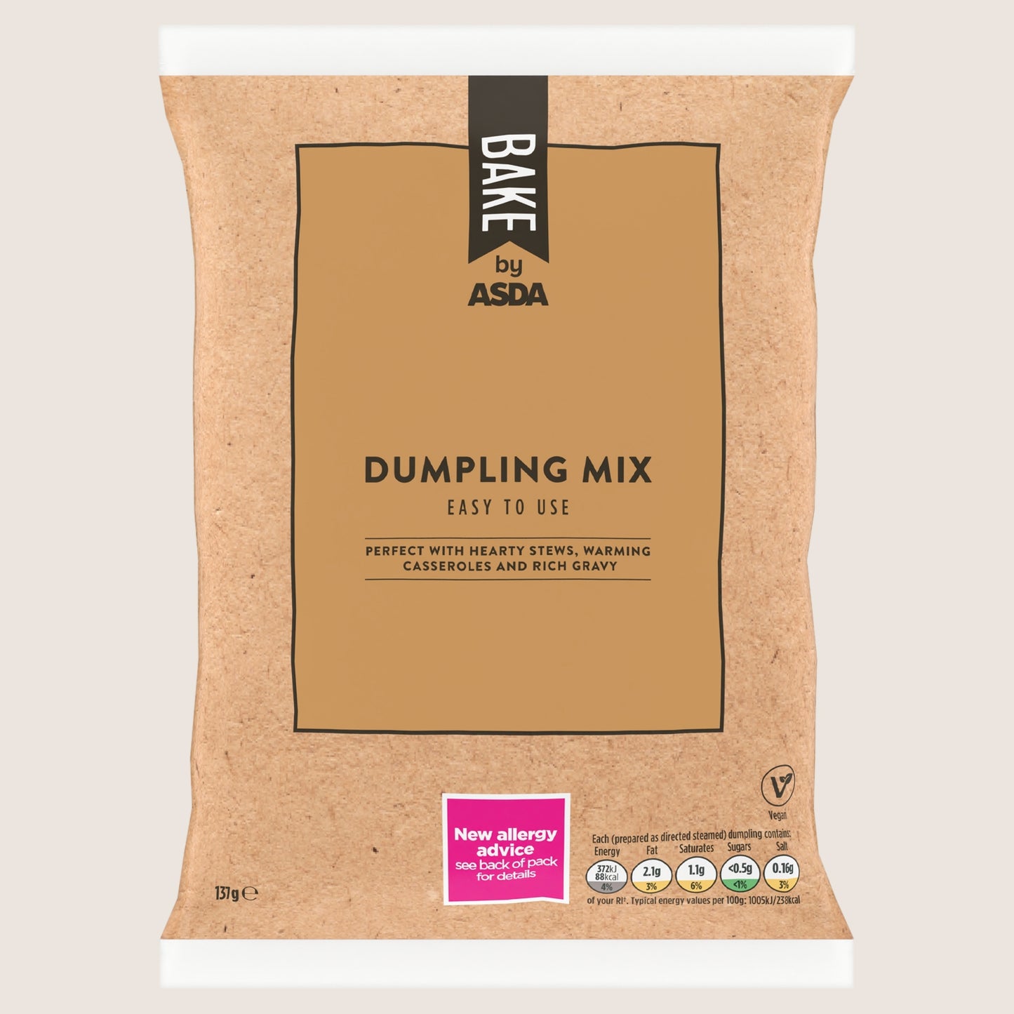 BAKE by ASDA Dumpling Mix Fortified with Vitamins 137g