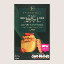 ASDA Exceptional by All-Butter Gouda, Sun-Dried Tomato & Chilli Bites Free From Artificial Additives 75g