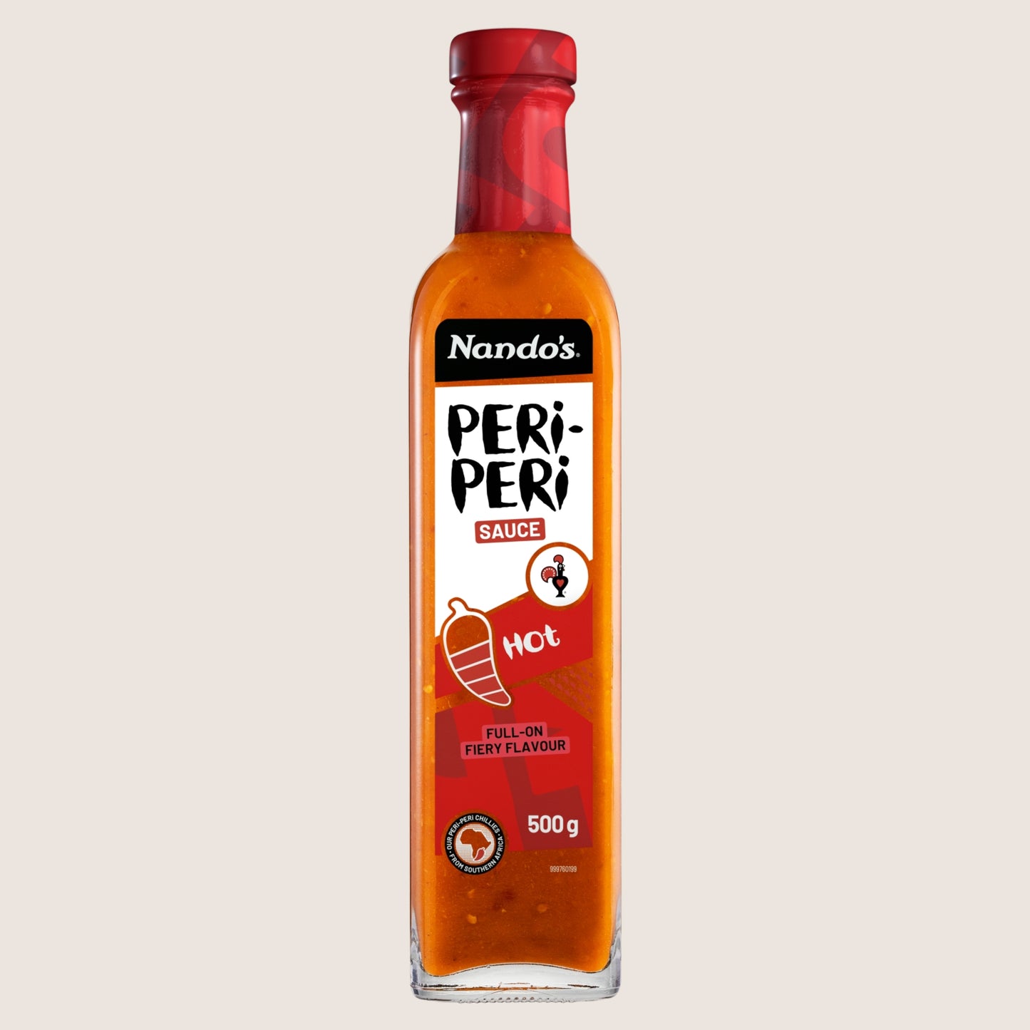 Nando's Hot Peri-Peri Sauce Gluten Free Halal 500g