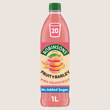 Robinsons Robinsons Fruit & Barley with Vitamins Pink Grapefruit Squash No Added Sugar 1L